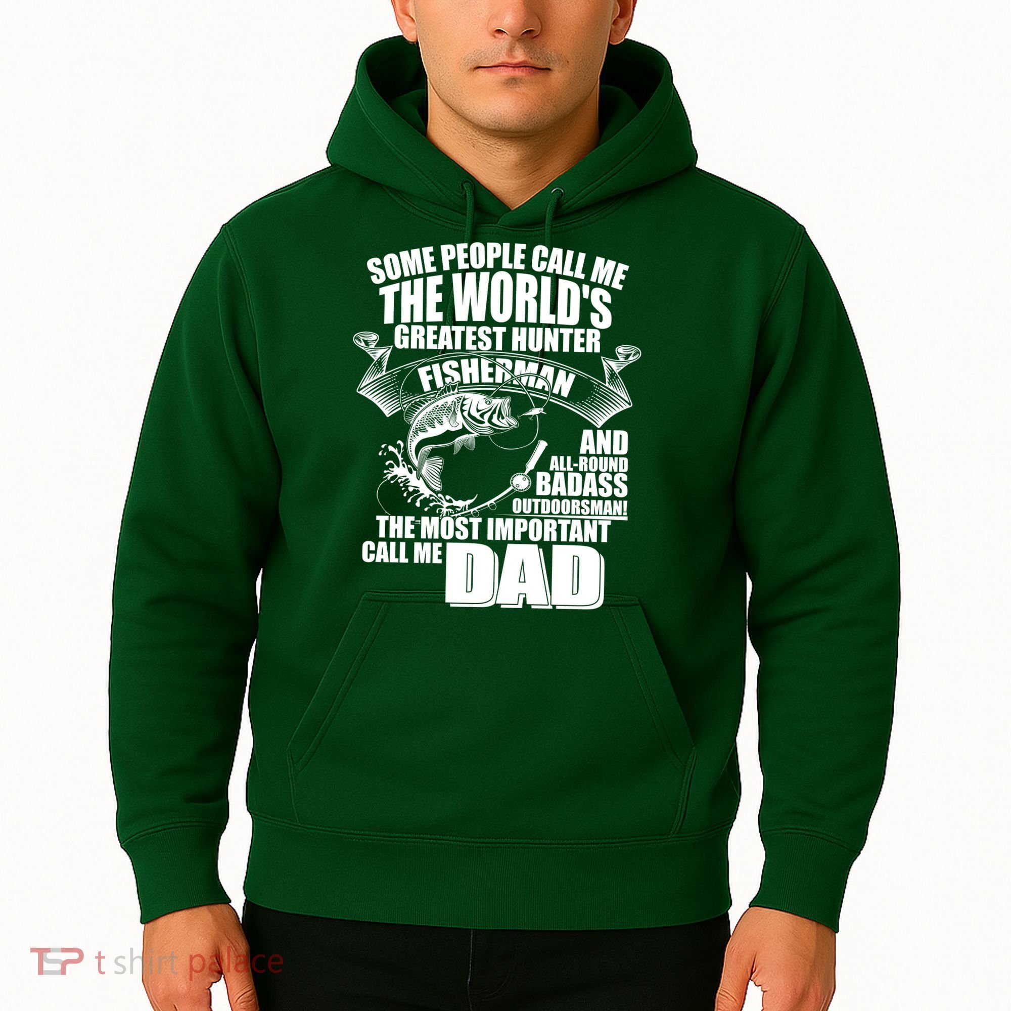 The Most Important Call Me Dad Fisherman Hoodie