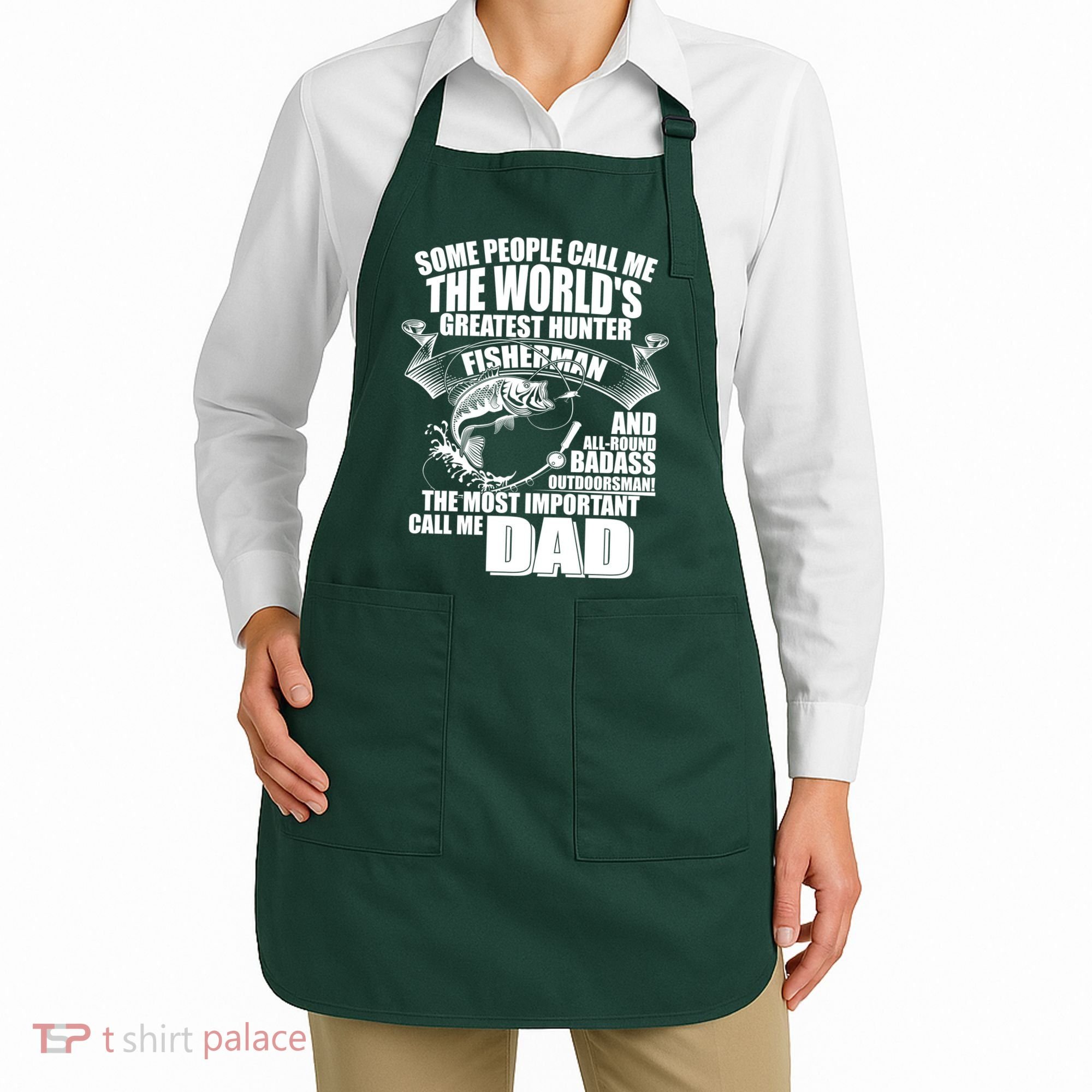 The Most Important Call Me Dad Fisherman Apron
