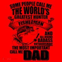 The Most Important Call Me Dad Fisherman Santa Hat thumb 1