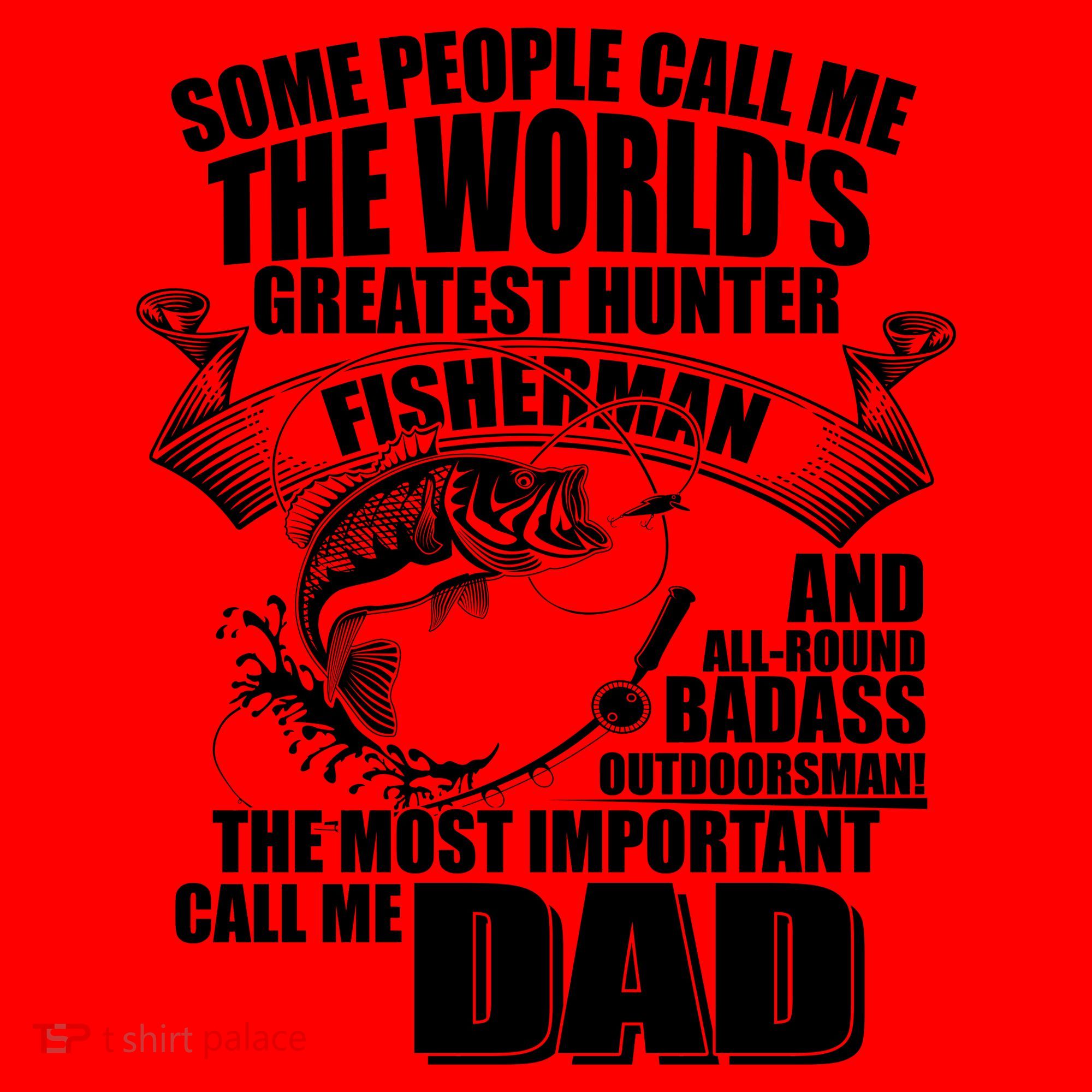 The Most Important Call Me Dad Fisherman Santa Hat