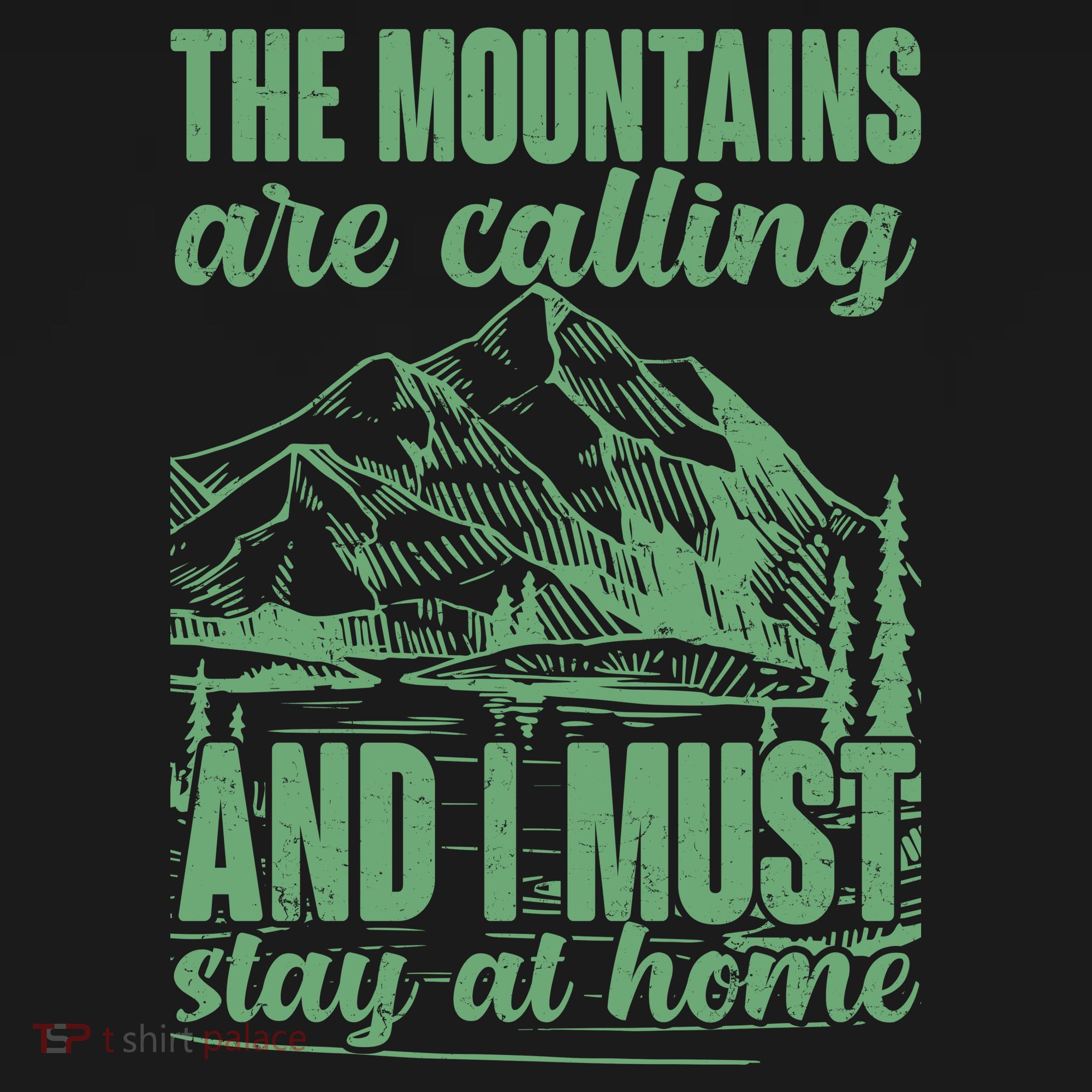 The Mountains Are Calling And I Must Stay At Home Ornament