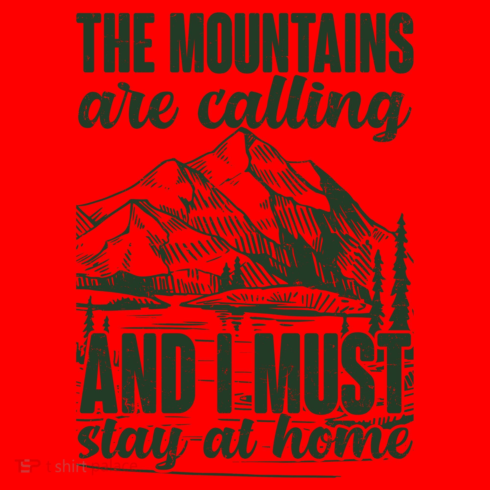 The Mountains Are Calling And I Must Stay At Home Santa Hat