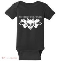 The North Never Forgets Baby Bodysuit thumb 0