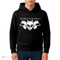 The North Never Forgets Kids Hoodie thumb 4