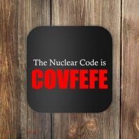 The Nuclear Code is Covfefe Funny Tweet Coaster thumb 0