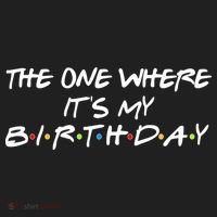 The One Where It's My Birthday Golf Towel thumb 3