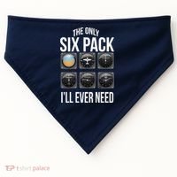 The Only Six Pack I'll Ever Need  USA-Made Doggie Bandana thumb 0