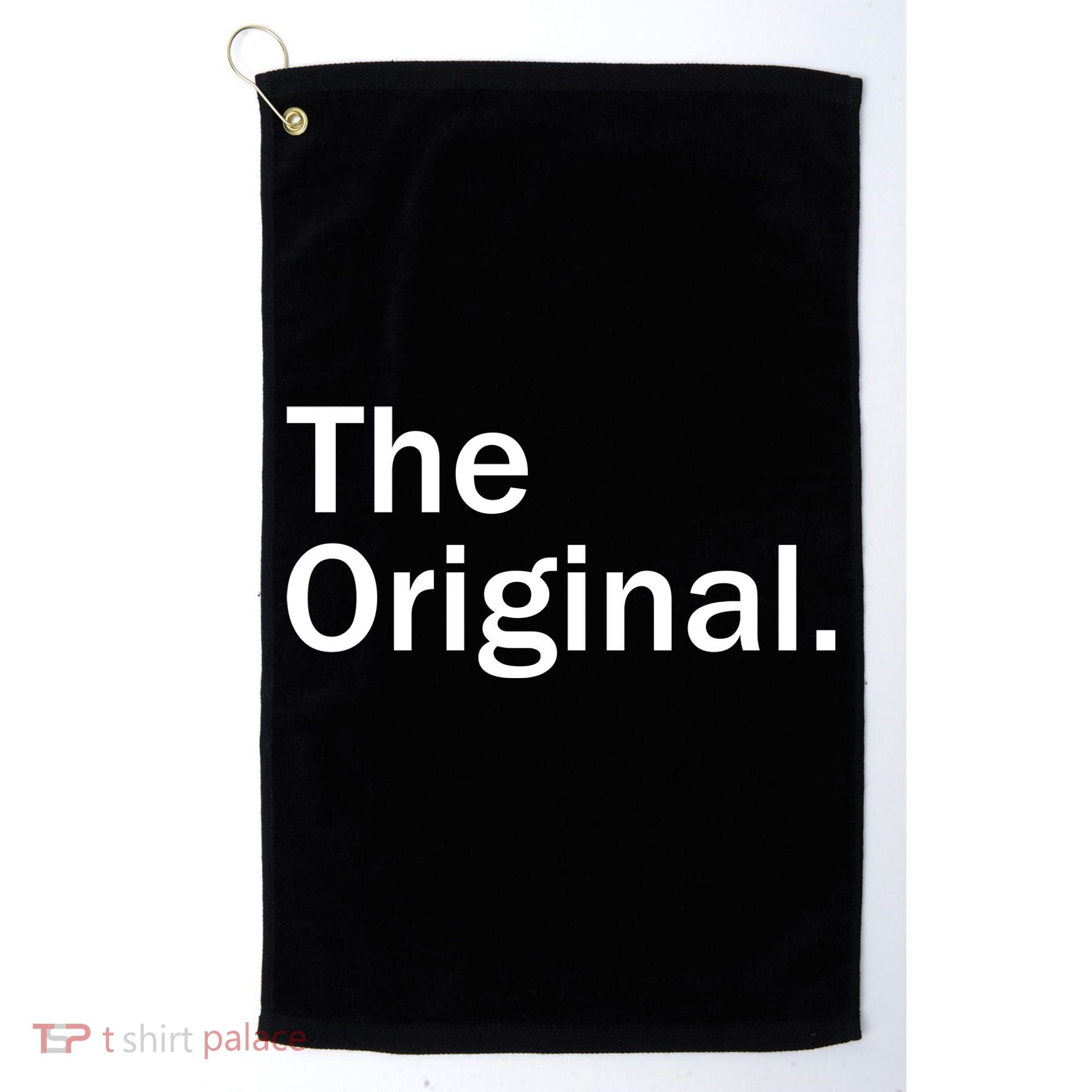 The Original. Funny Classic Logo Golf Towel