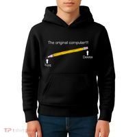 The Original Computer Pencil Kids Hoodie thumb 4