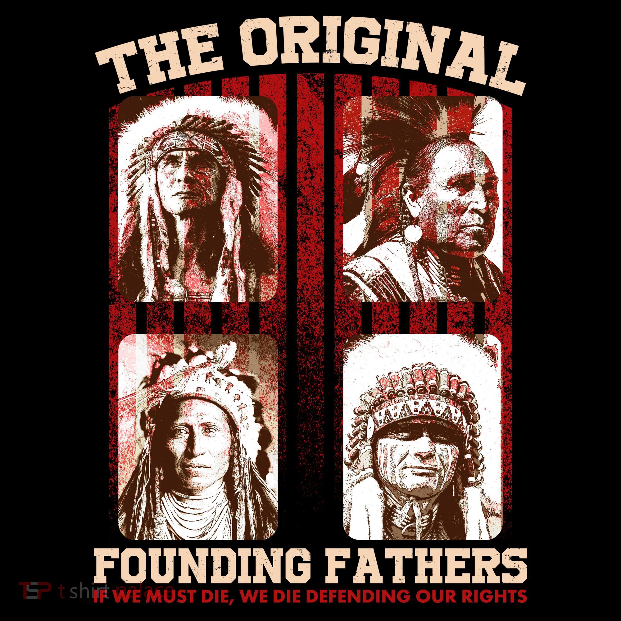 The Original Founding Fathers Native Americans Backpack