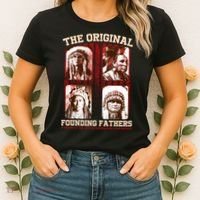 The Original Founding Fathers Native Americans Women's T-Shirt thumb 2
