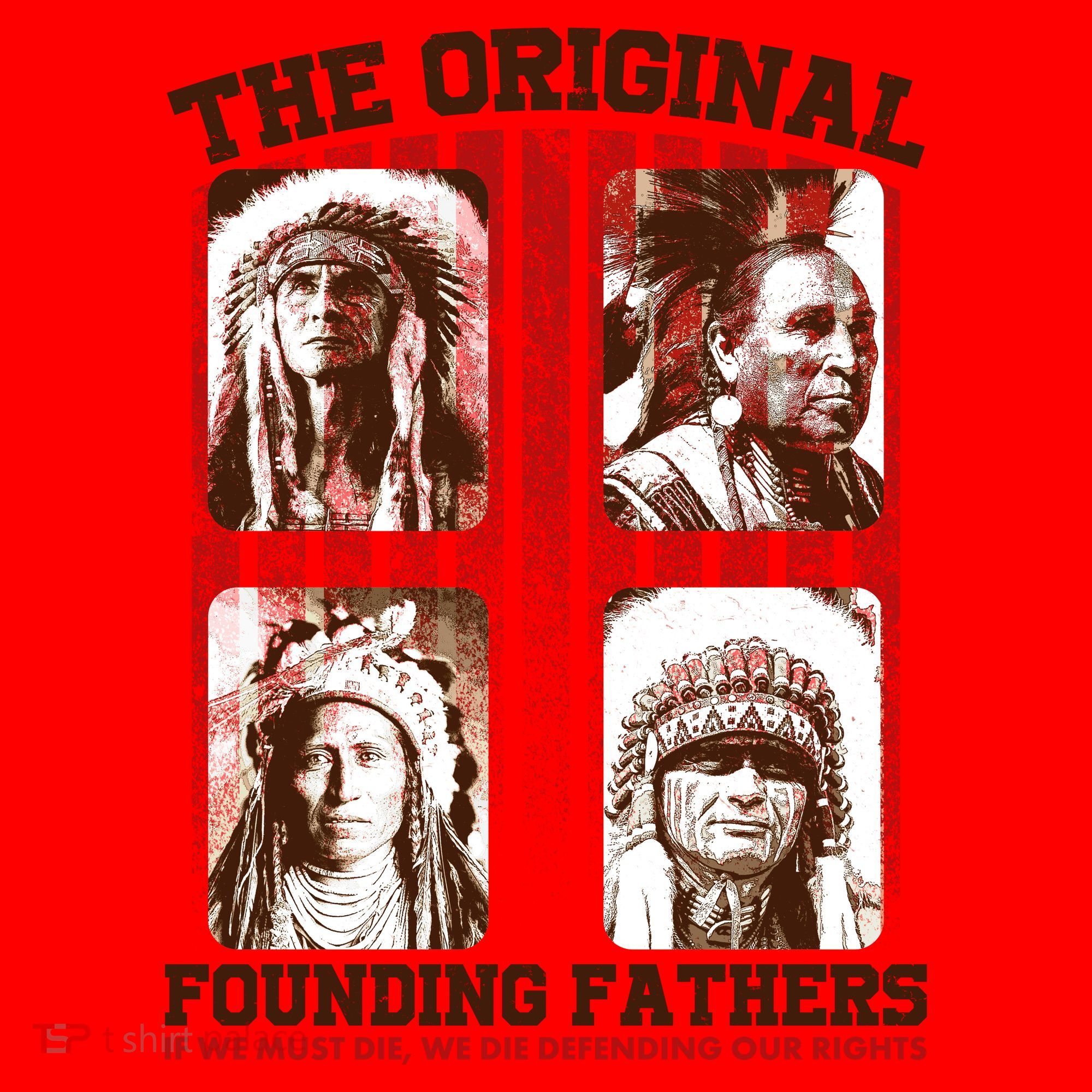 The Original Founding Fathers Native Americans Santa Hat