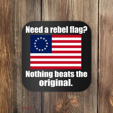 The Original Rebel Colonial Flag Coaster