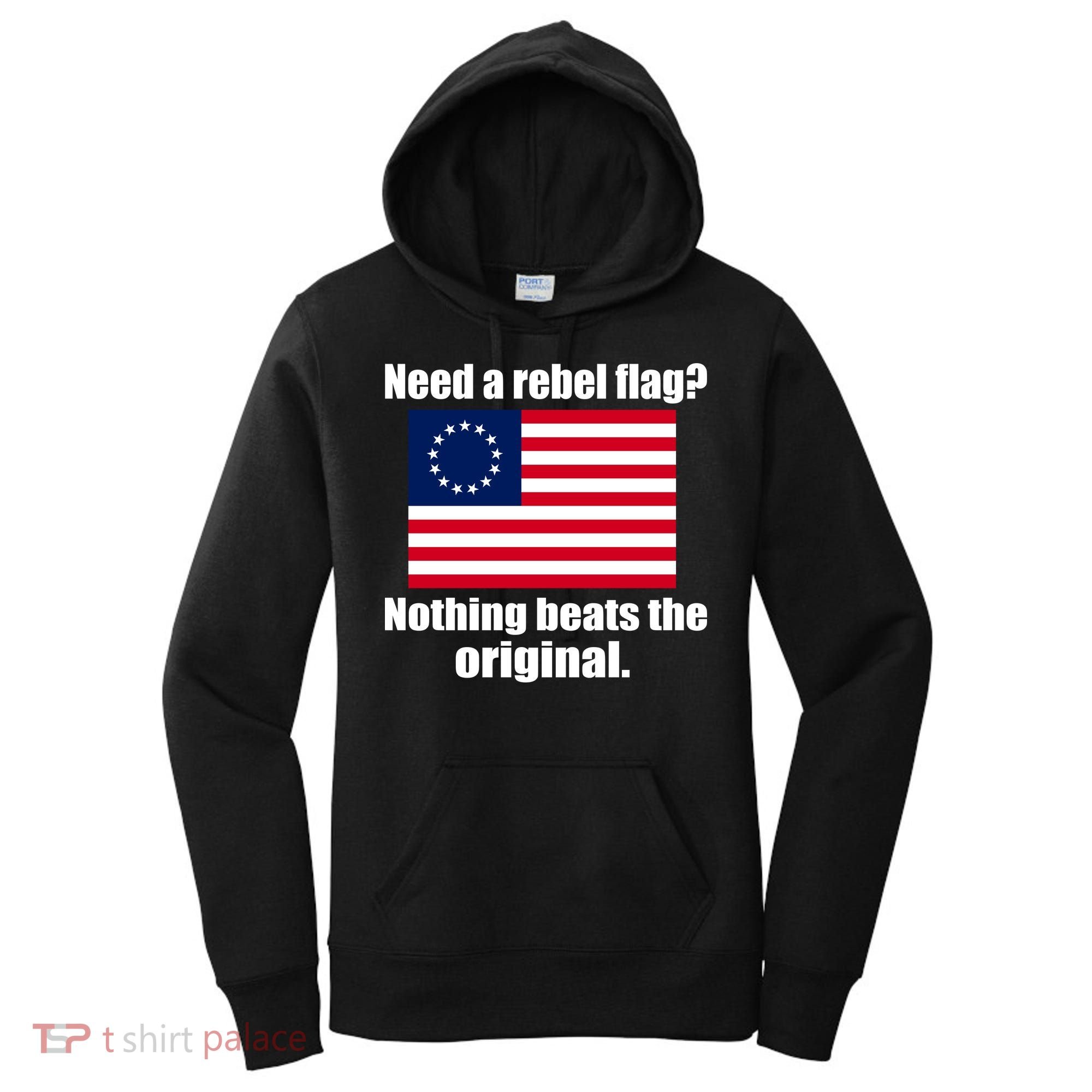 The Original Rebel Colonial Flag Women's Hoodie