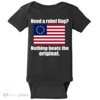 The Original Rebel Colonial Flag Baby Bodysuit thumb 0