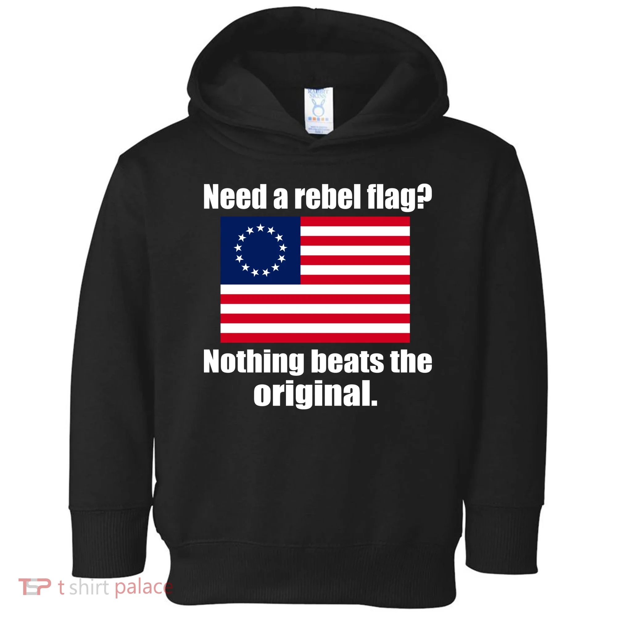 The Original Rebel Colonial Flag Toddler Hoodie