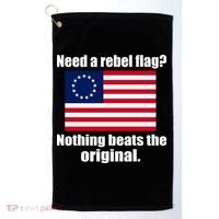 The Original Rebel Colonial Flag Golf Towel thumb 0