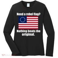 The Original Rebel Colonial Flag Women's Long Sleeve Shirt thumb 0