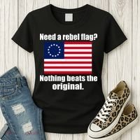 The Original Rebel Colonial Flag Women's T-Shirt thumb 3