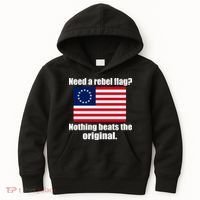 The Original Rebel Colonial Flag Kids Hoodie thumb 0
