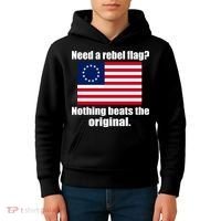 The Original Rebel Colonial Flag Kids Hoodie thumb 4