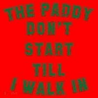 The Paddy Don't Start Till I Walk In Santa Hat thumb 1