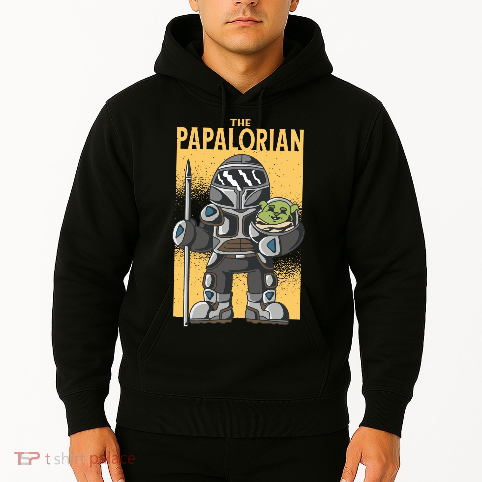 The Papalorian Alien Father Parody Hoodie