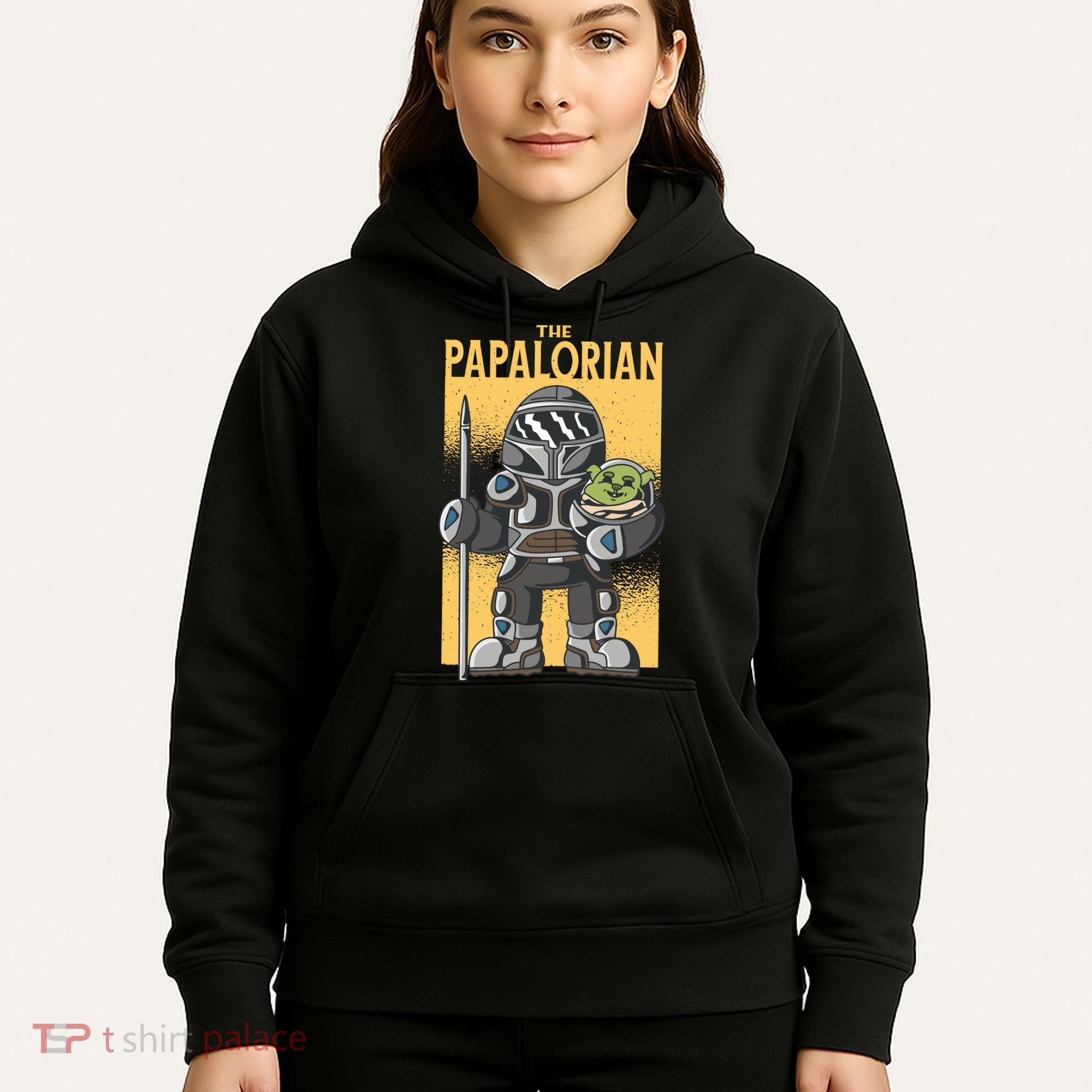 The Papalorian Alien Father Parody Hoodie