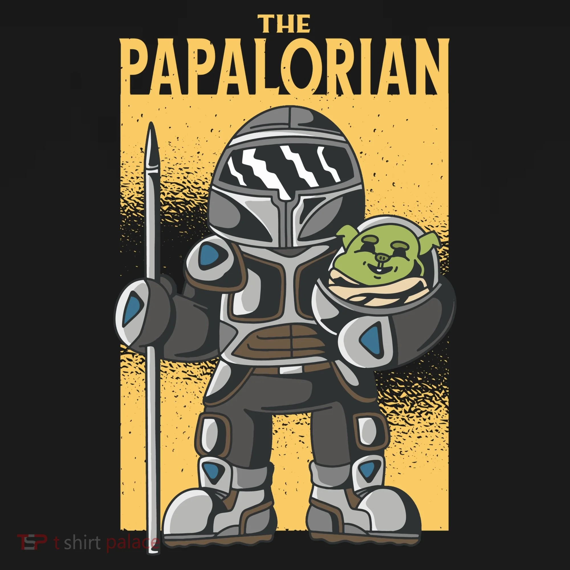 The Papalorian Alien Father Parody Hoodie