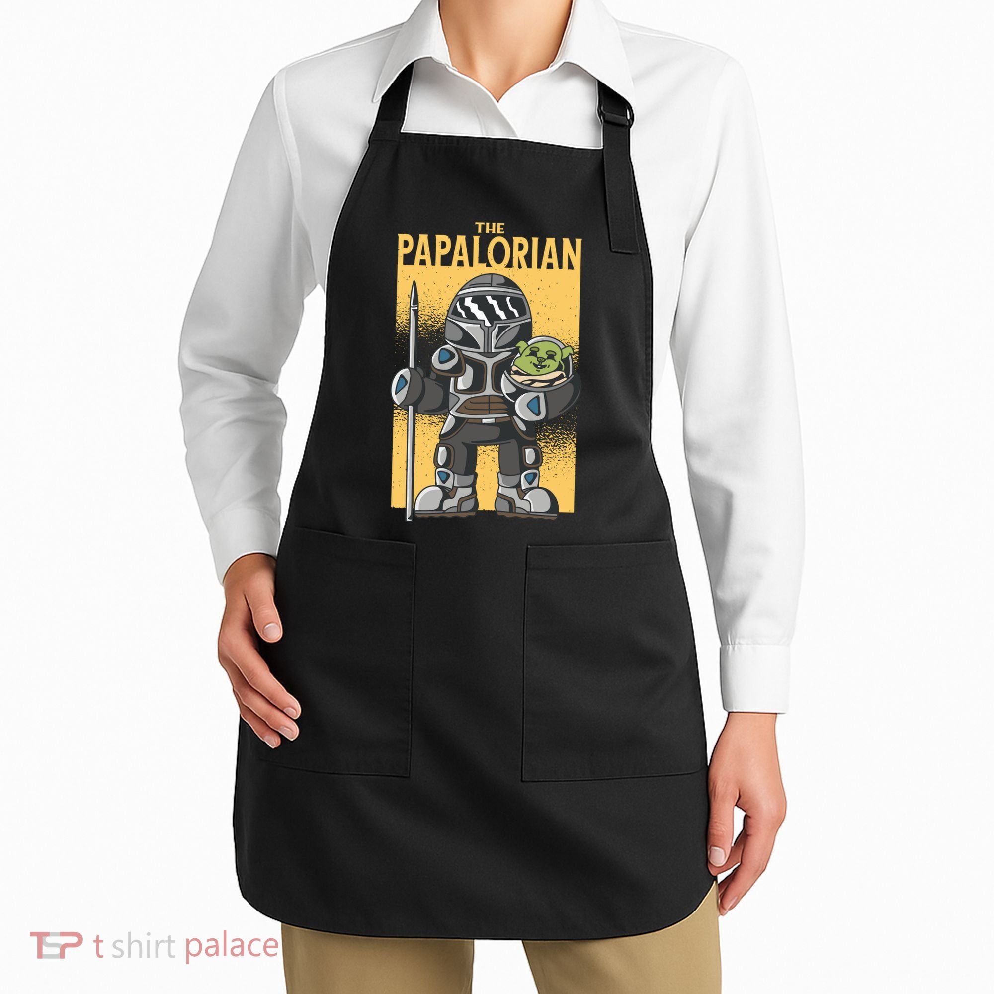 The Papalorian Alien Father Parody Apron