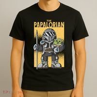 The Papalorian Alien Father Parody T-Shirt thumb 3