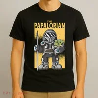 The Papalorian Alien Father Parody T-Shirt thumb 3
