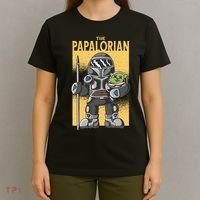 The Papalorian Alien Father Parody T-Shirt thumb 4