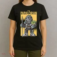 The Papalorian Alien Father Parody T-Shirt thumb 4