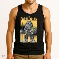 The Papalorian Alien Father Parody Tank Top thumb 3