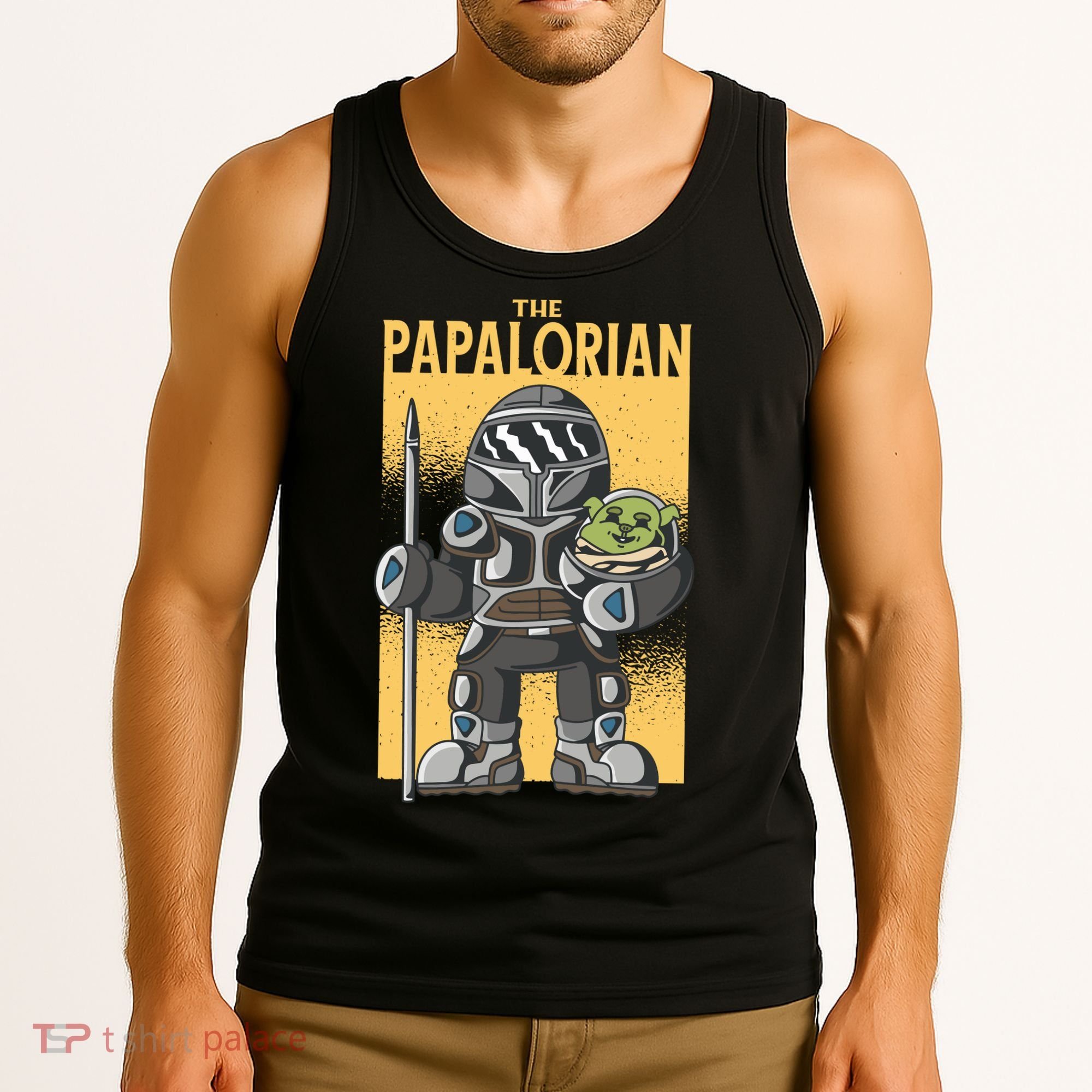 The Papalorian Alien Father Parody Tank Top