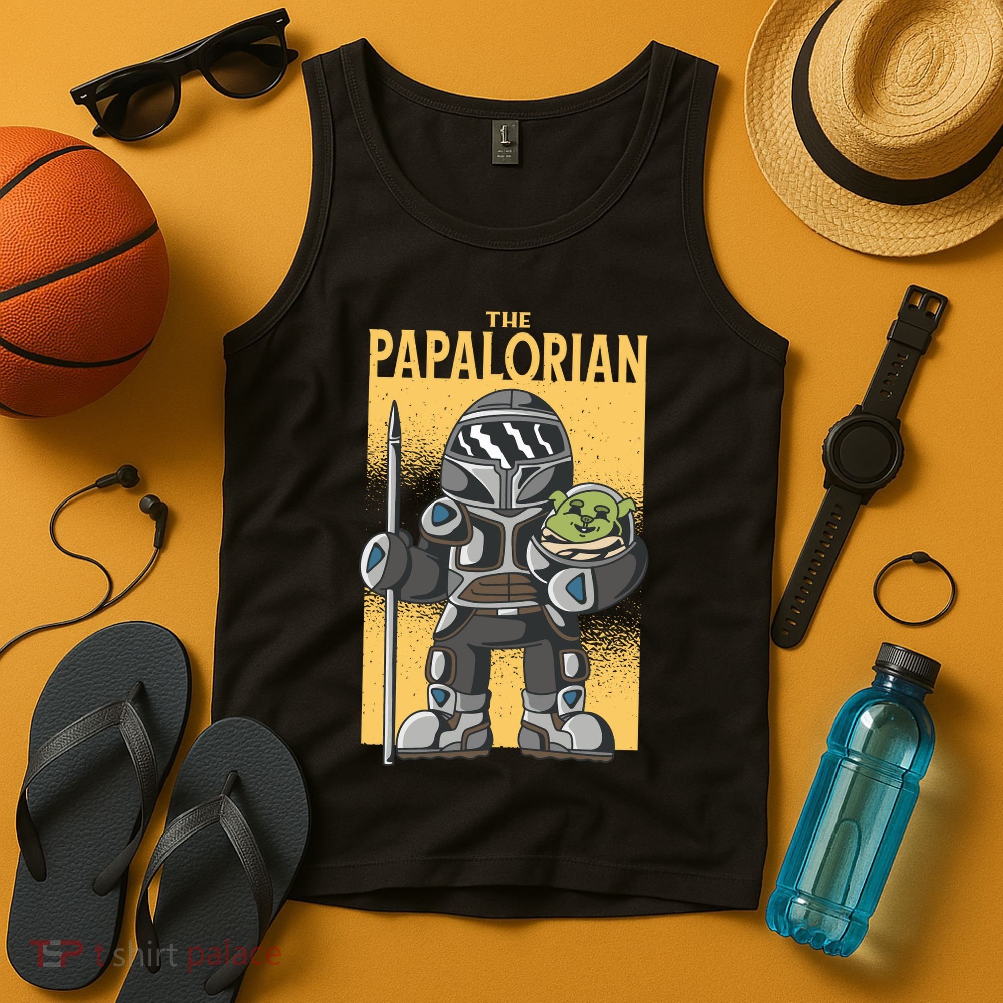 The Papalorian Alien Father Parody Tank Top