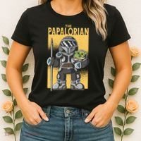 The Papalorian Alien Father Parody Women's T-Shirt thumb 2