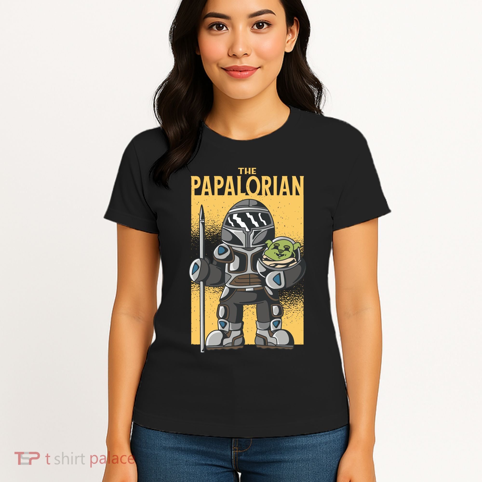 The Papalorian Alien Father Parody Women's T-Shirt