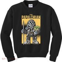 The Papalorian Alien Father Parody Kids Sweatshirt thumb 0