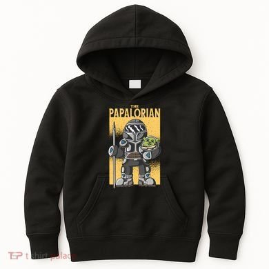 The Papalorian Alien Father Parody Kids Hoodie