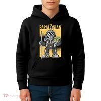 The Papalorian Alien Father Parody Kids Hoodie thumb 4