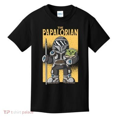 The Papalorian Alien Father Parody Kids T-Shirt