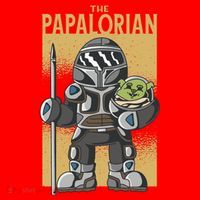 The Papalorian Alien Father Parody Santa Hat thumb 1
