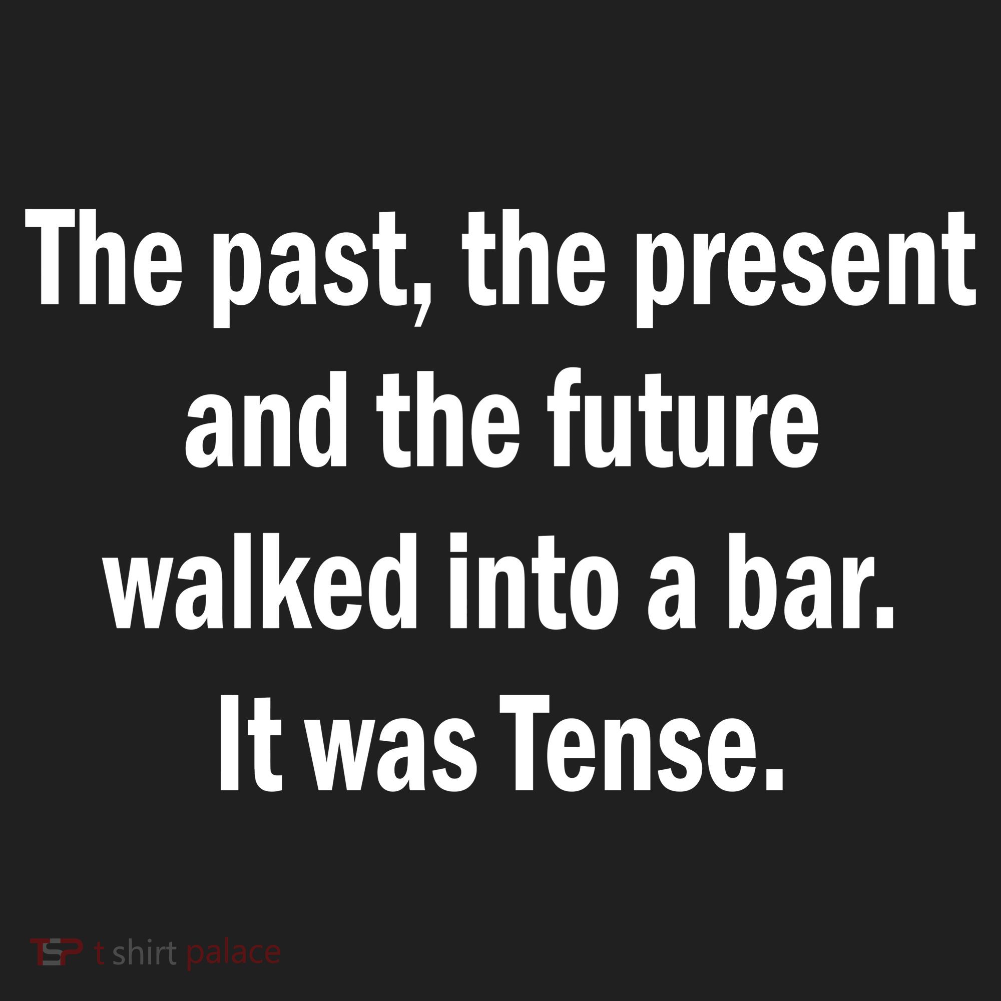 The Past Present Future Tense Bar Women's Sweatshirt
