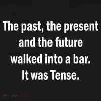 The Past Present Future Tense Bar Doggie Tank thumb 4