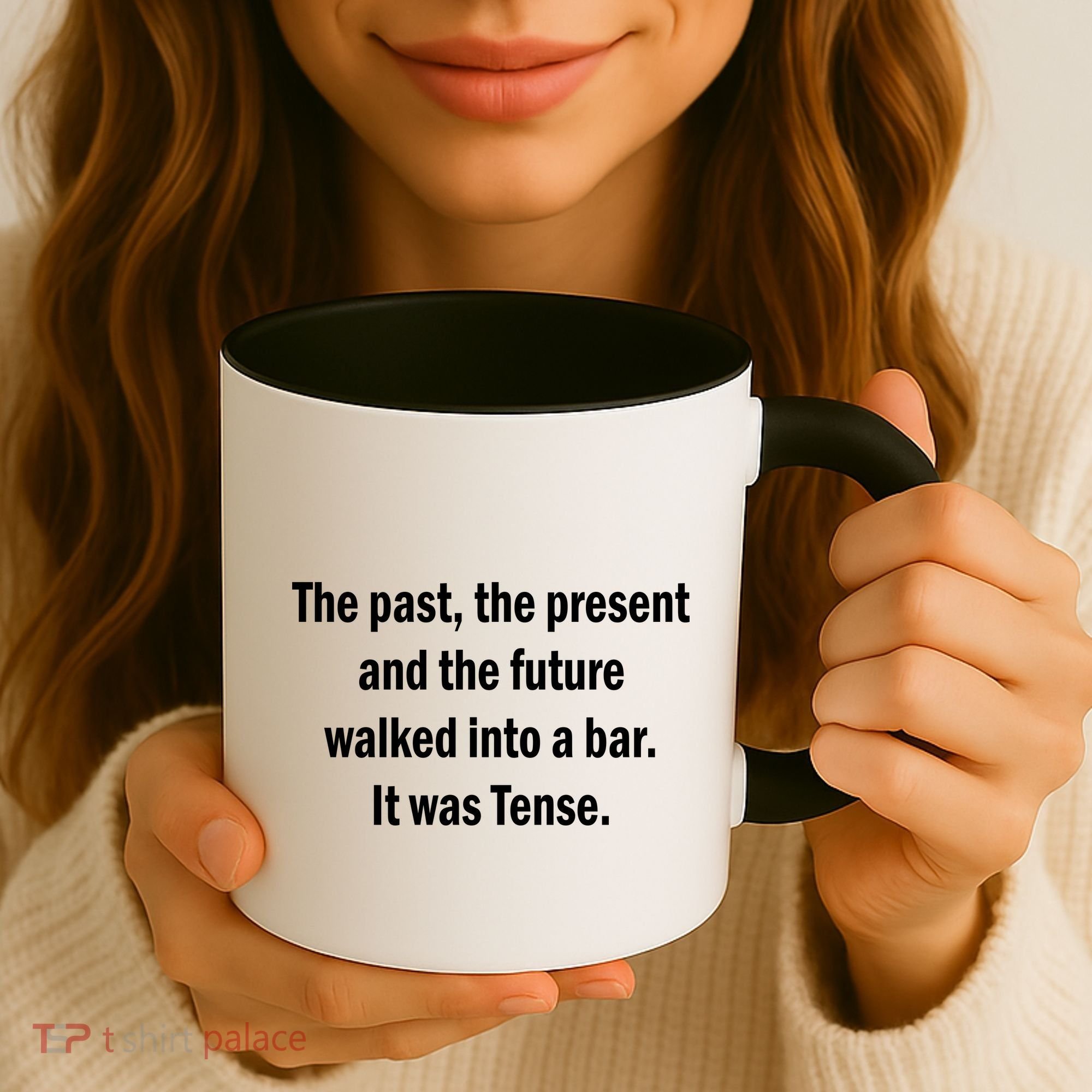 The Past Present Future Tense Bar Coffee Mug