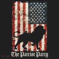 The Patriot Party Lion Distressed Flag Women's Sweatshirt thumb 2