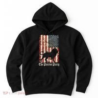The Patriot Party Lion Distressed Flag Hoodie thumb 0