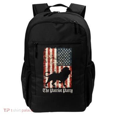The Patriot Party Lion Distressed Flag Backpack